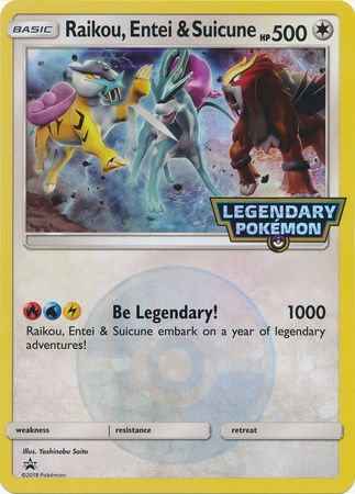 Raikou, Entei & Suicune (Jumbo Card) [Miscellaneous Cards]