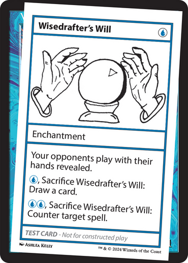 Wisedrafter's Will [Mystery Booster 2 Playtest Cards] 