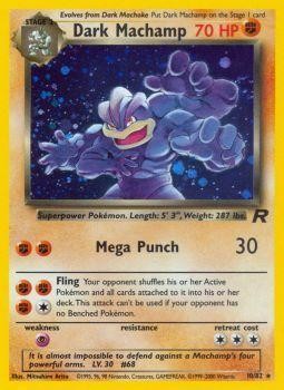 Dark Machamp (10/82) [Team Rocket Unlimited] 