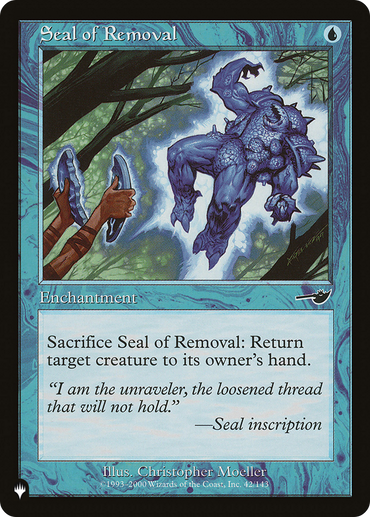 Seal of Removal [The List Reprints] 