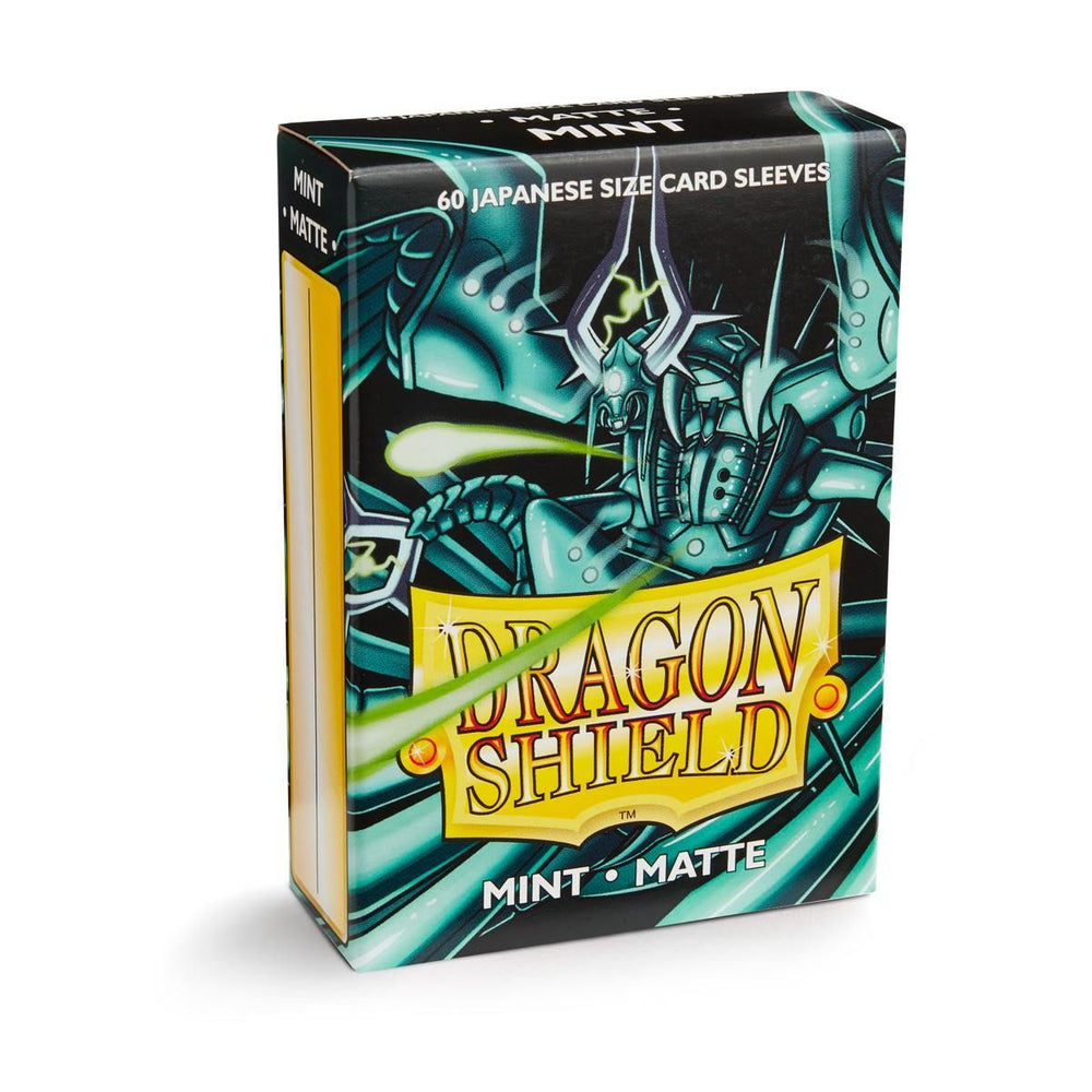 Dragon Shield: Japanese Size 60ct Sleeves - Mint (Matte)