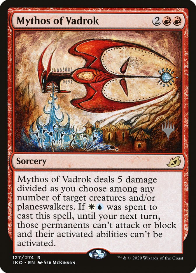 Mythos of Vadrok (Promo Pack) [Ikoria: Lair of Behemoths Promos] 