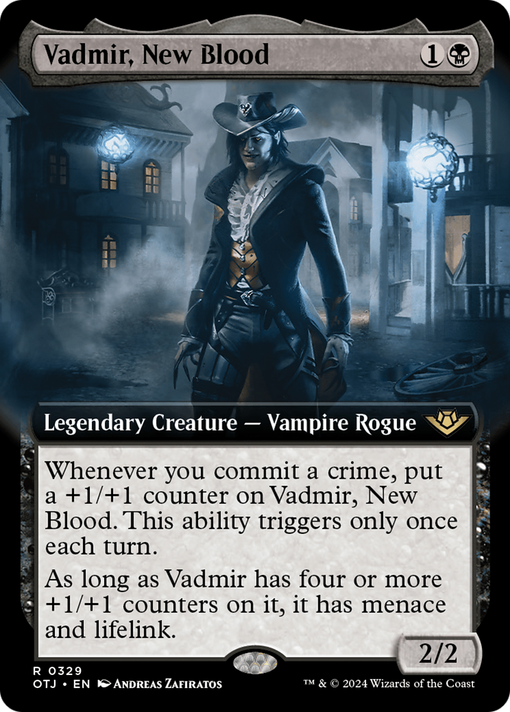 Vadmir, New Blood (Extended Art) [Outlaws of Thunder Junction] 