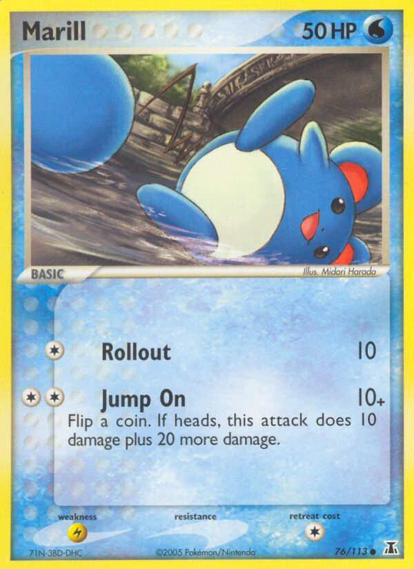 Marill (76/113) [EX: Delta Species] 