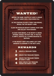 Bounty: Miron Tillas Jr. // Bounty Rules Double-Sided Token [Outlaws of Thunder Junction Commander Tokens] 