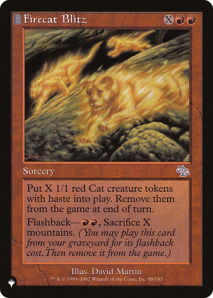 Firecat Blitz [The List Reprints] 