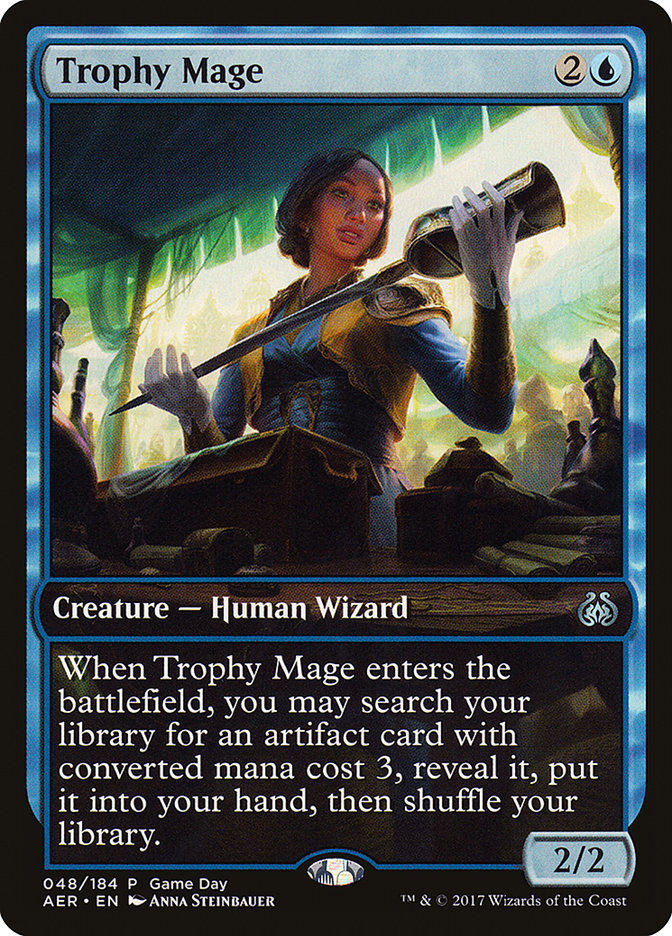 Trophy Mage (Game Day) [Aether Revolt Promos] 