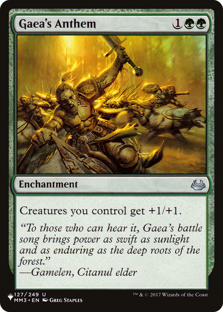 Gaea's Anthem (MM3) [The List Reprints] 