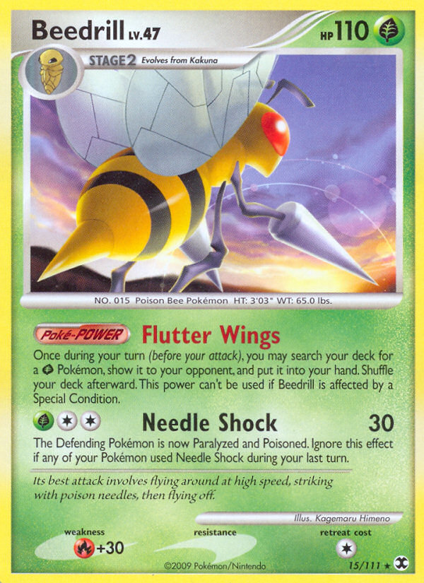 Beedrill (15/111) [Platinum: Rising Rivals] 