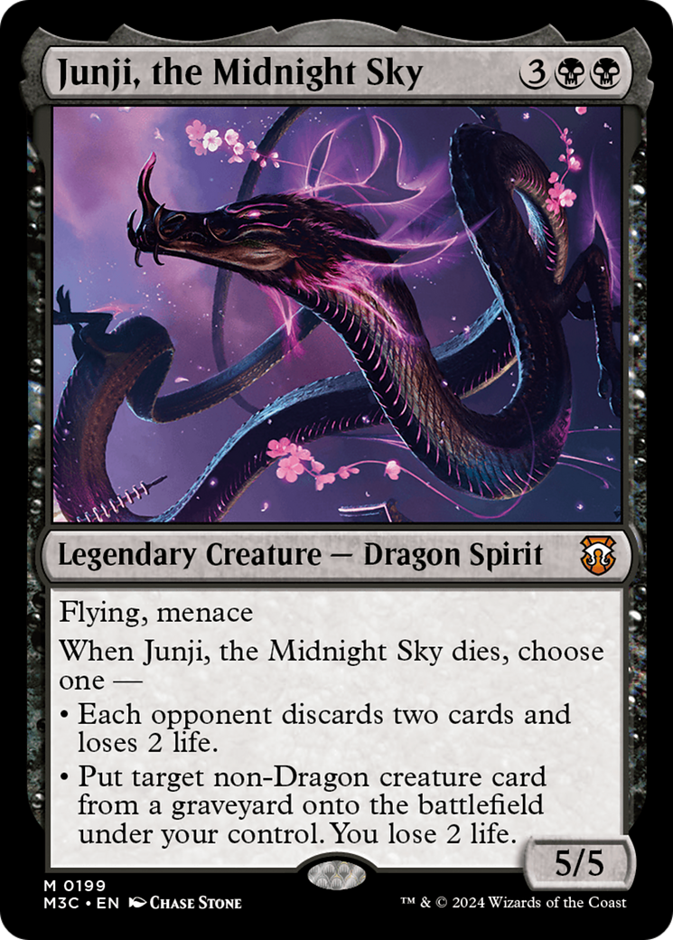 Junji, the Midnight Sky (Ripple Foil) [Modern Horizons 3 Commander] 