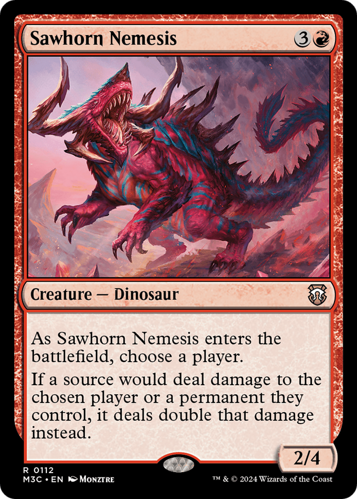 Sawhorn Nemesis [Modern Horizons 3 Commander] 