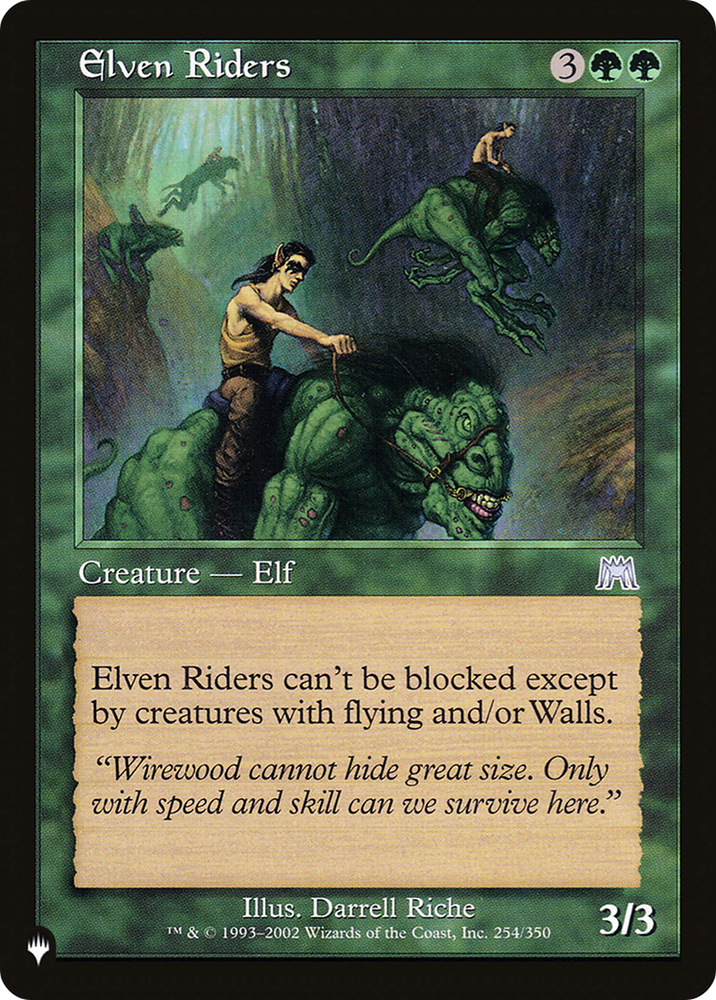 Elven Riders [The List Reprints] 