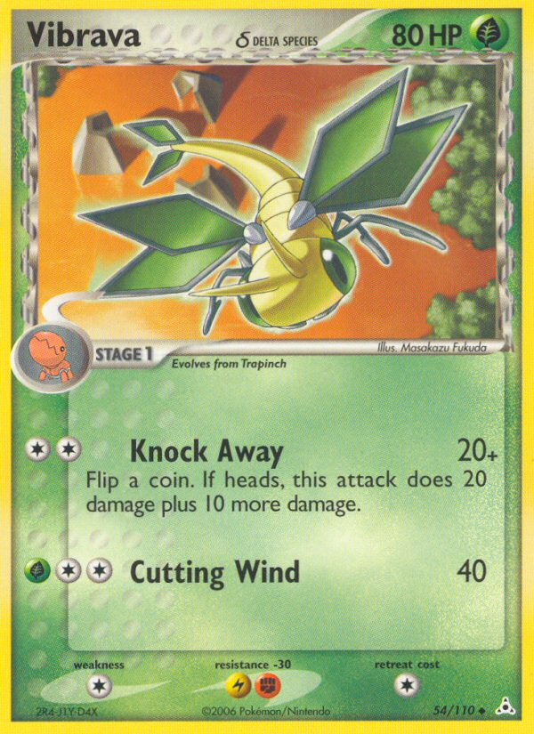 Vibrava (54/110) (Delta Species) [EX: Holon Phantoms] 