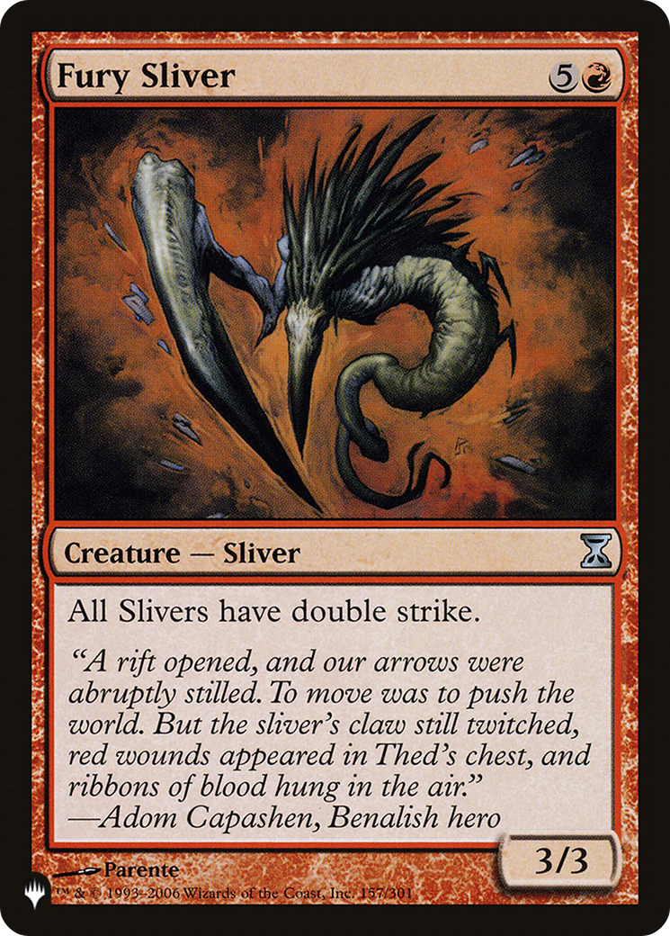 Fury Sliver [The List Reprints]