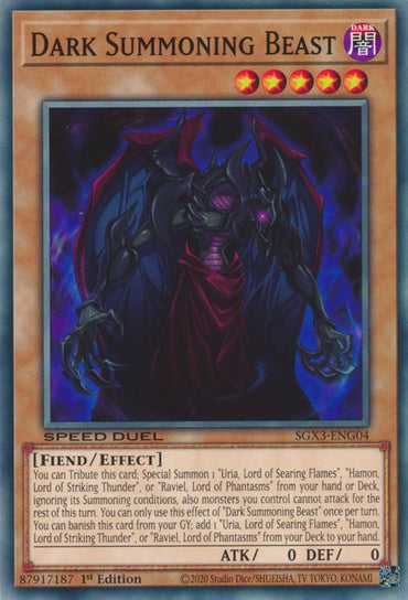 Dark Summoning Beast [SGX3-ENG04] Common 