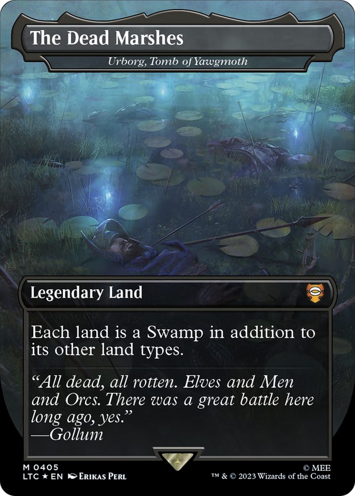 The Dead Marshes - Urborg, Tomb of Yawgmoth (Surge Foil Realms and Relics) [The Lord of the Rings: Tales of Middle-Earth Commander] 