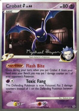Crobat G LV.44 (47/127) (Happy Luck - Mychael Bryan) [World Championships 2010] 