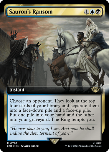 Sauron's Ransom (Extended Art) (Surge Foil) [The Lord of the Rings: Tales of Middle-Earth] 