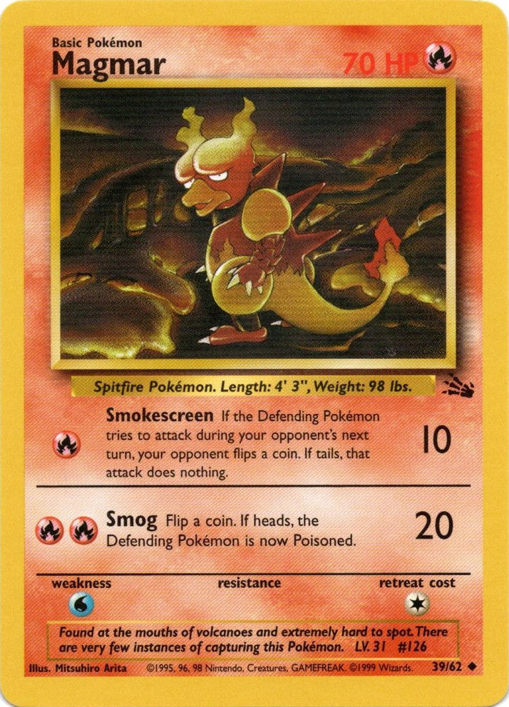Magmar (39/62) [Fossil Unlimited] 