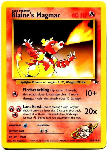 Blaine's Magmar (37/132) [Gym Heroes Unlimited] 