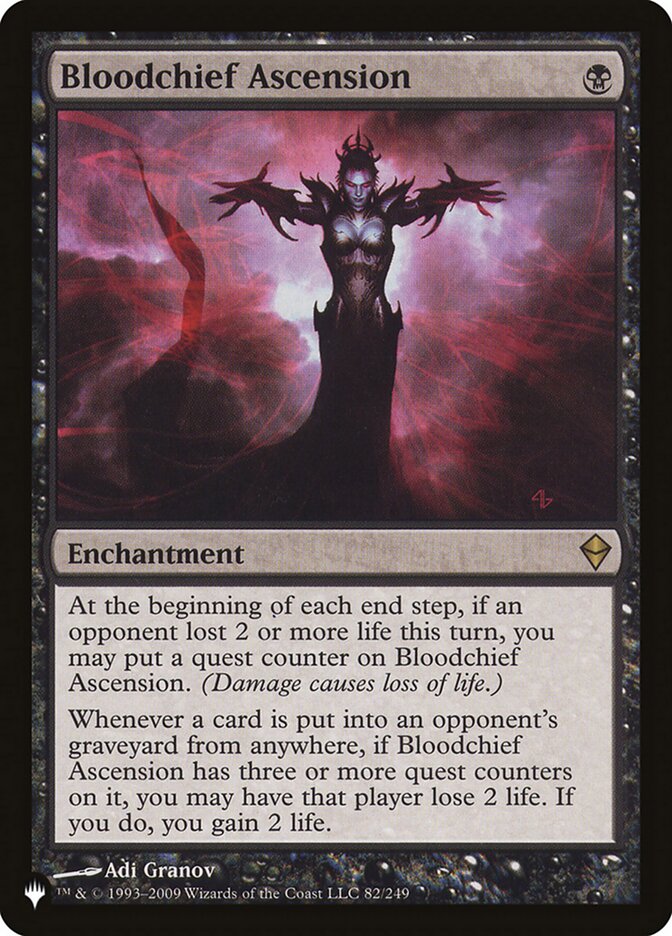 Bloodchief Ascension [The List] 