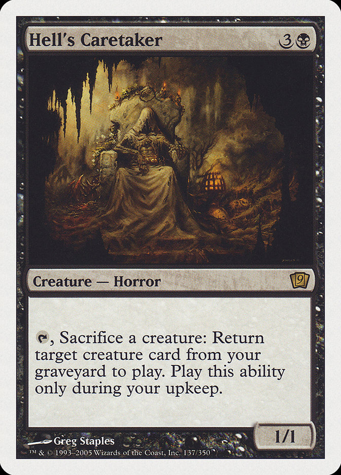 Hell's Caretaker (9th Edition) [Oversize Cards] 