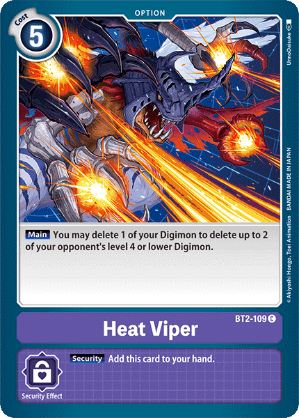 Heat Viper [BT2-109] [Release Special Booster Ver.1.0] 