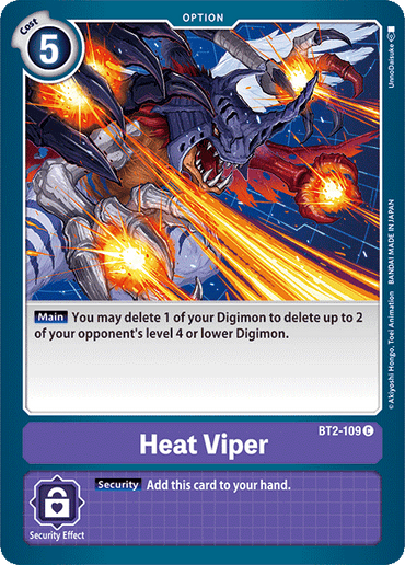 Heat Viper [BT2-109] [Release Special Booster Ver.1.0] 