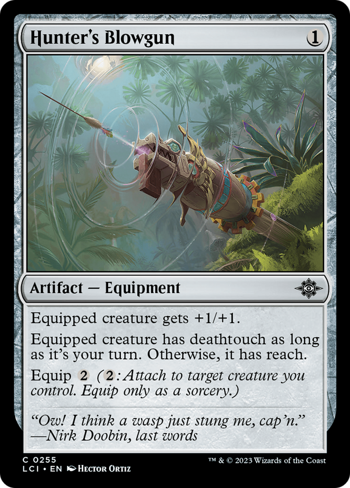 Hunter's Blowgun [The Lost Caverns of Ixalan] 