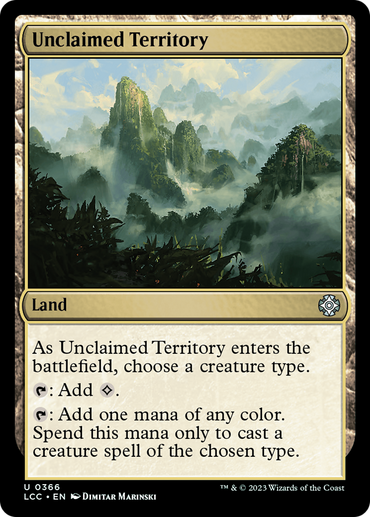 Unclaimed Territory [The Lost Caverns of Ixalan Commander] 