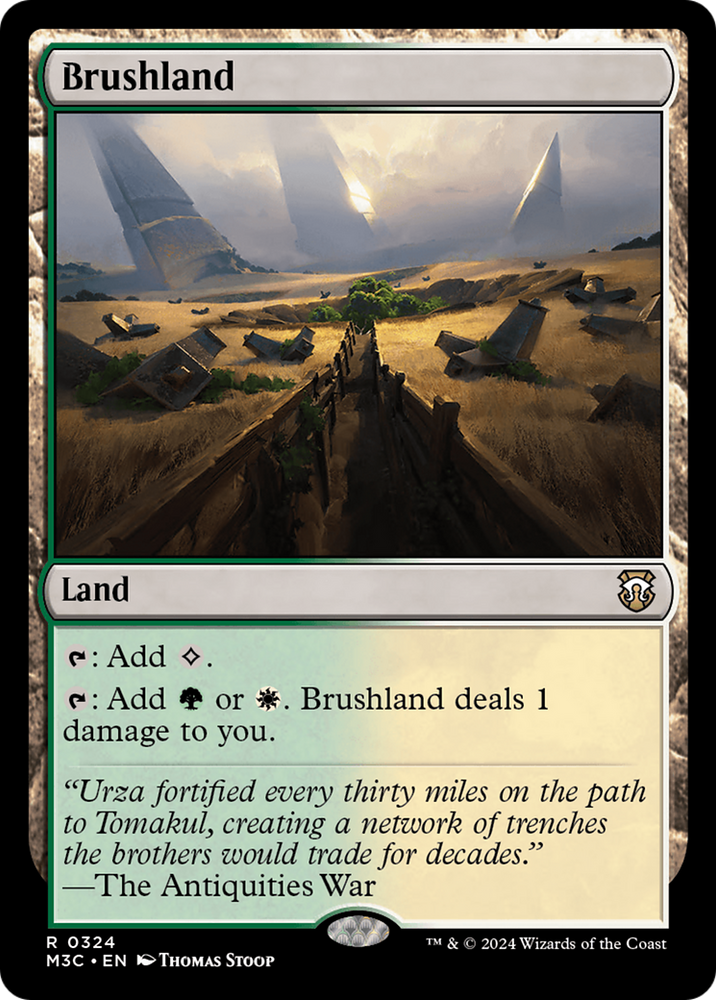 Brushland (Ripple Foil) [Modern Horizons 3 Commander] 