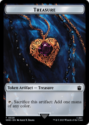 Fish // Treasure (0029) Double-Sided Token [Doctor Who Tokens] 