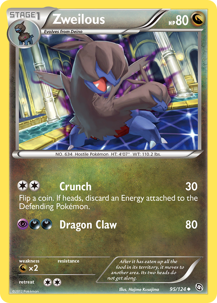 Zweilous (95/124) [Black &amp; White: Dragons Exalted] 
