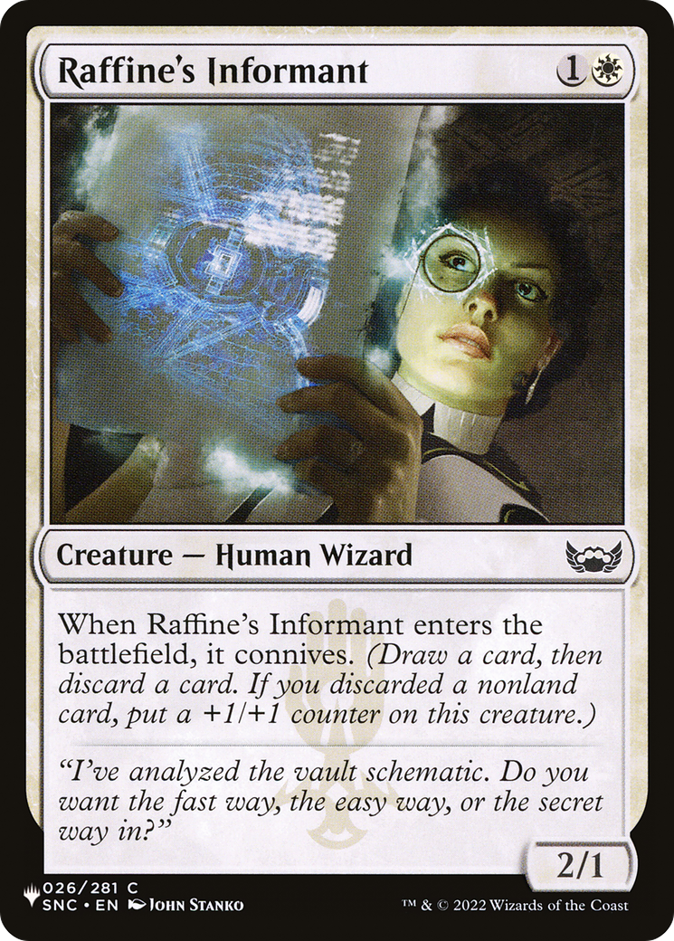 Raffine's Informant [The List Reprints] 