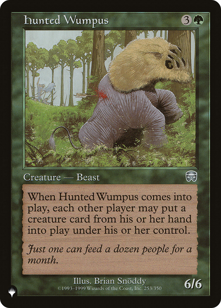 Hunted Wumpus [The List Reprints] 