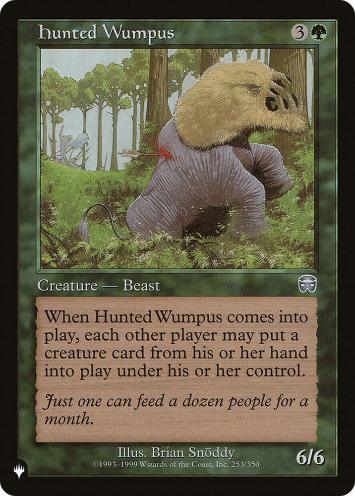 Hunted Wumpus [The List Reprints] 