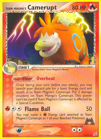 Team Magma's Camerupt (19/95) [EX: Team Magma vs Team Aqua] 