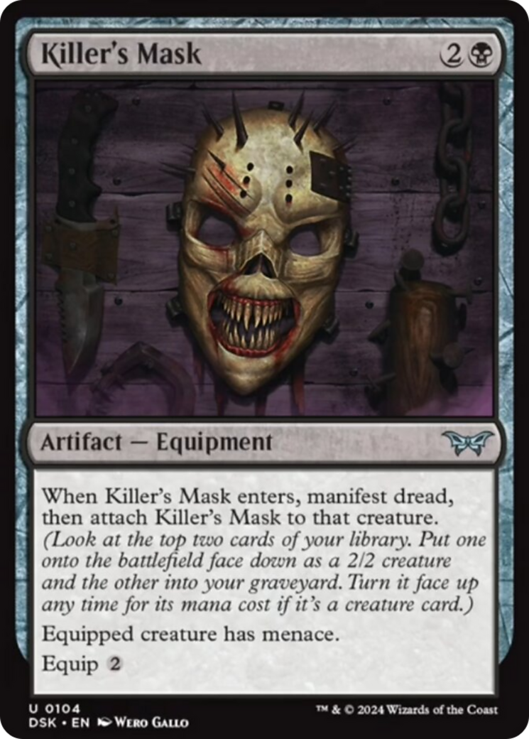 Killer's Mask [Duskmourn: House of Horror] 