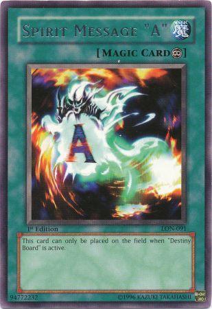 Spirit Message "A" [LON-091] Rare 