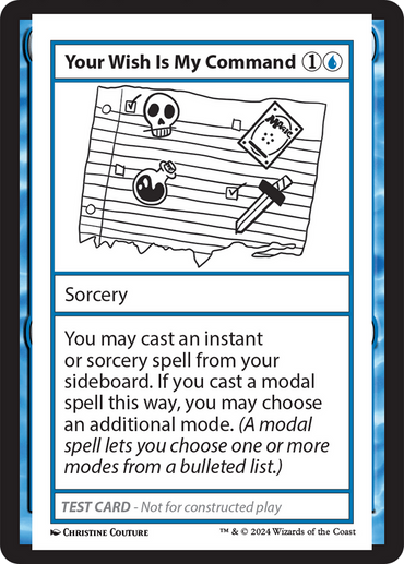 Your Wish Is My Command [Mystery Booster 2 Playtest Cards] 