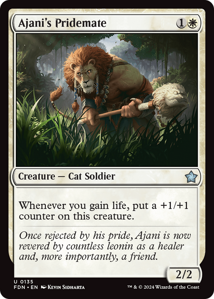 Ajani's Pridemate [Foundations] 