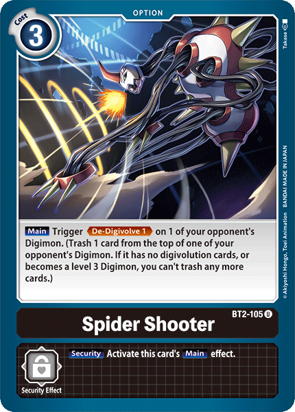 Spider Shooter [BT2-105] [Release Special Booster Ver.1.0] 