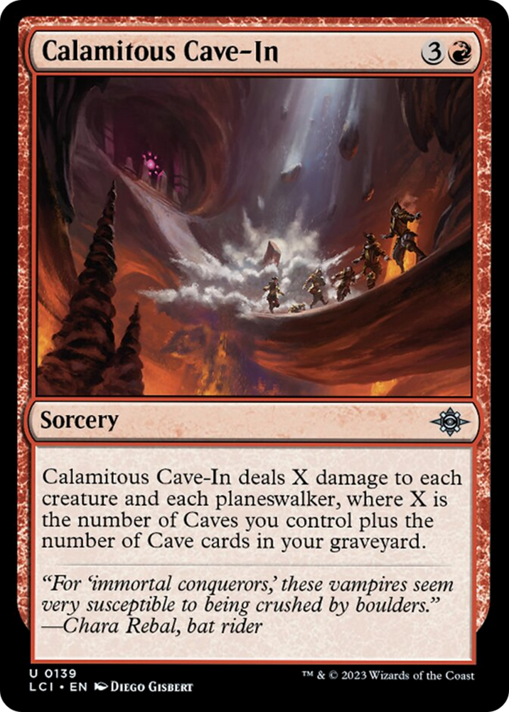 Calamitous Cave-In [The Lost Caverns of Ixalan] 