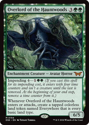 Overlord of the Hauntwoods [Duskmourn: House of Horror] 