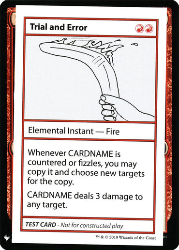Trial and Error [Mystery Booster Playtest Cards] 
