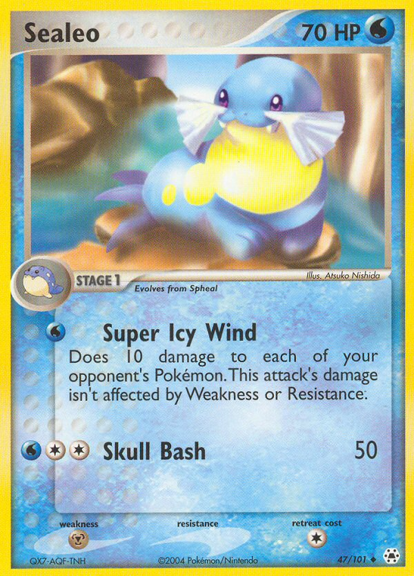 Sealeo (47/101) [EX: Hidden Legends] 
