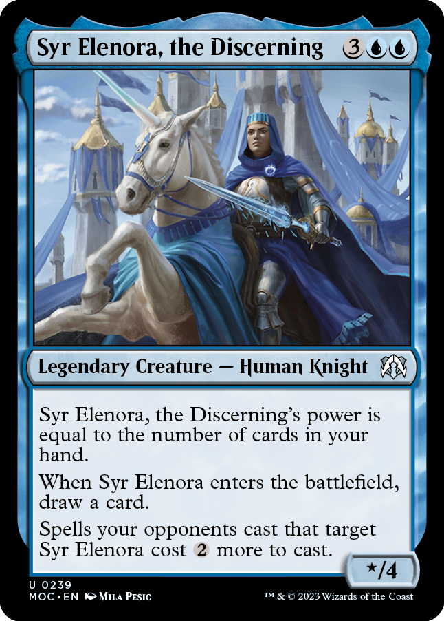 Syr Elenora, the Discerning [March of the Machine Commander] 