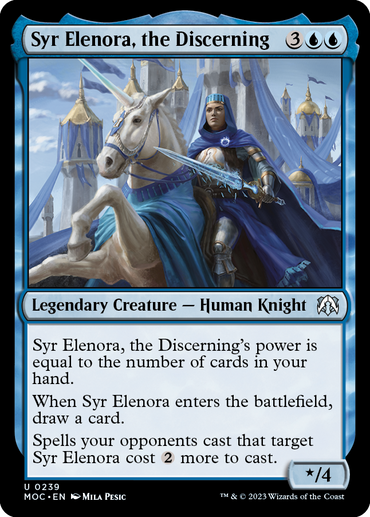 Syr Elenora, the Discerning [March of the Machine Commander] 