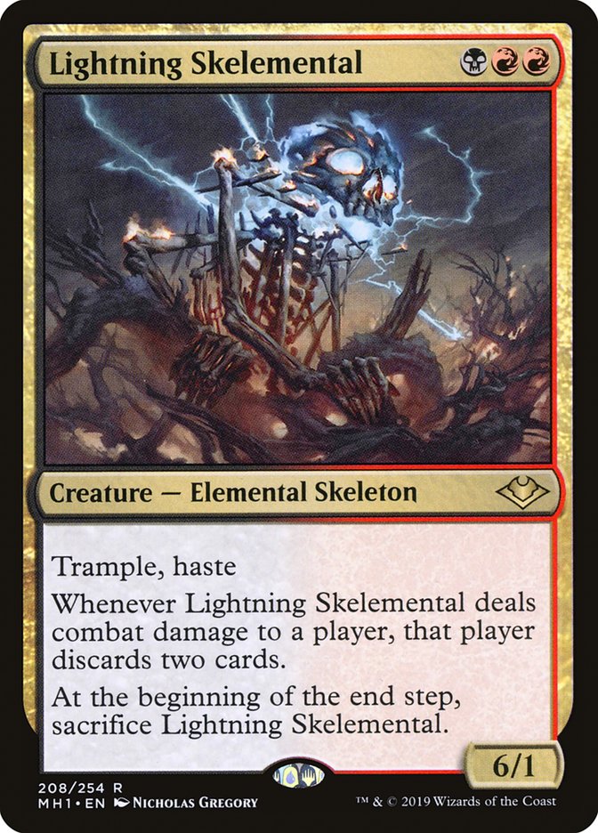 Lightning Skelemental [Modern Horizons] 