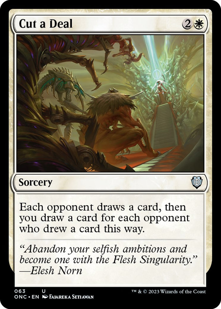 Cut a Deal [Phyrexia: All Will Be One Commander] 